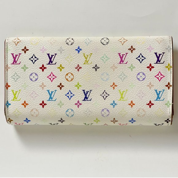 Louis Vuitton | Takashi Murakami Multicolor Monogram Sarah Wallet - Picture 2 of 13